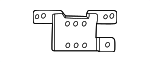 68540666AA - Body: Lower Bracket for Mopar Image