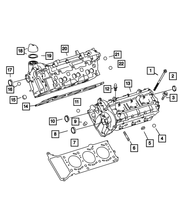 5175442AA - 3.0L Turbo Diesel; Engine: Core Plug for Dodge: Sprinter 2500, Sprinter 3500 | Jeep: Grand Cherokee Image