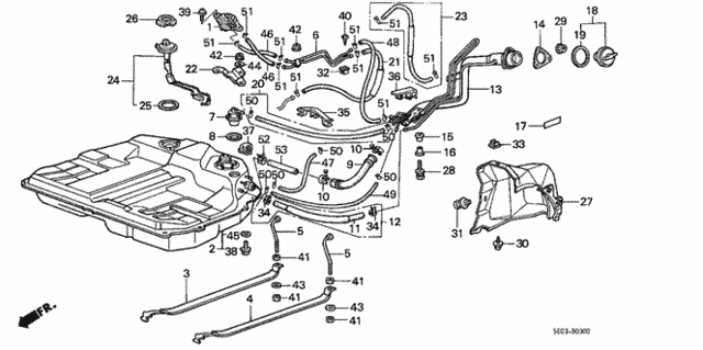 Fuel Tank for 1986 Honda Accord #0