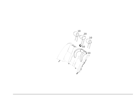 Head Restraint for 2025 Mercedes-Benz E 53 AMG&reg; #0