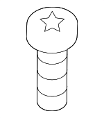 51217061955 - Body: Door Check Screw for BMW: 128i, 135i, 135is, 535i GT, 535i GT xDrive, 550i GT, 550i GT xDrive Image