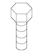 7147184164 - Body: Upper Hinge Screw for BMW: 528i, 528i xDrive, 535d, 535d xDrive, 535i, 535i GT, 535i GT xDrive, 535i xDrive, 550i, 550i GT, 550i GT xDrive, 550i xDrive, ActiveHybrid 5, M5 Image