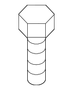 51217223086 - Body: Lower Hinge Screw for BMW: 528i, 528i xDrive, 535d, 535d xDrive, 535i, 535i GT, 535i GT xDrive, 535i xDrive, 550i, 550i GT, 550i GT xDrive, 550i xDrive, ActiveHybrid 5, M5 Image