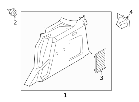 Interior Trim - Side Panel for 2017 Ford Transit Connect #4