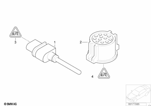 Temperature Sensor for 1995 BMW 528i #0