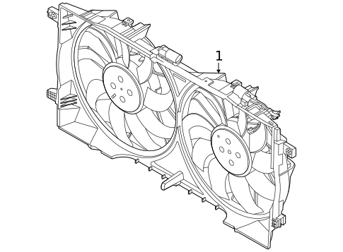 Cooling Fan, Clutch & Motor for 2025 Ford Ranger #0