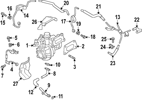 Turbocharger & Components for 2025 INFINITI QX60 #0
