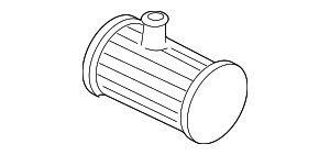8D0906321 - Emission System: Evaporative Emissions System Leak Detection Pump Filter for Audi Image