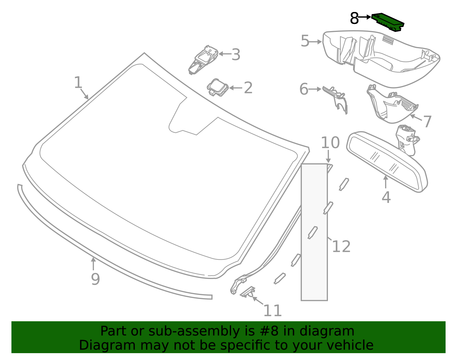 2011-2018 Volvo Rain Sensor 31369747 | OEM Parts Online