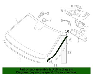 2011-2018 Volvo Side Molding 31335865 | TascaParts.com