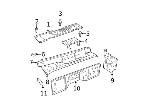Cowl for 2018 Jeep Wrangler JK #0