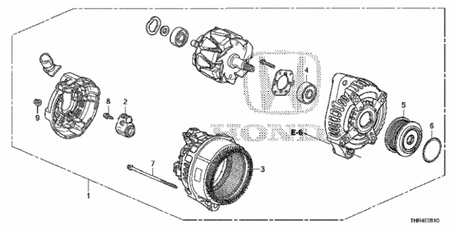 Alternator (Denso) for 2021 Honda Odyssey #0