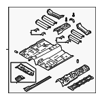LX6Z7811135Z - Body: Front Floor Pan for Ford: Escape | Lincoln: Corsair Image