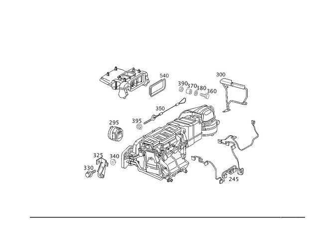 4638301760 - Heating and Ventilation: Air Conditioner Box for Mercedes-Benz: G55 AMG, G550, G63 AMG Image image