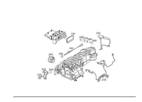 Heater Case & Air Conditioner Case with Blower for 2011 Mercedes-Benz G550 #0