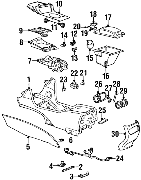 Gear Shift Control for 2003 Oldsmobile Aurora #0