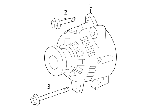 Alternator for 2009 Mitsubishi Raider #0
