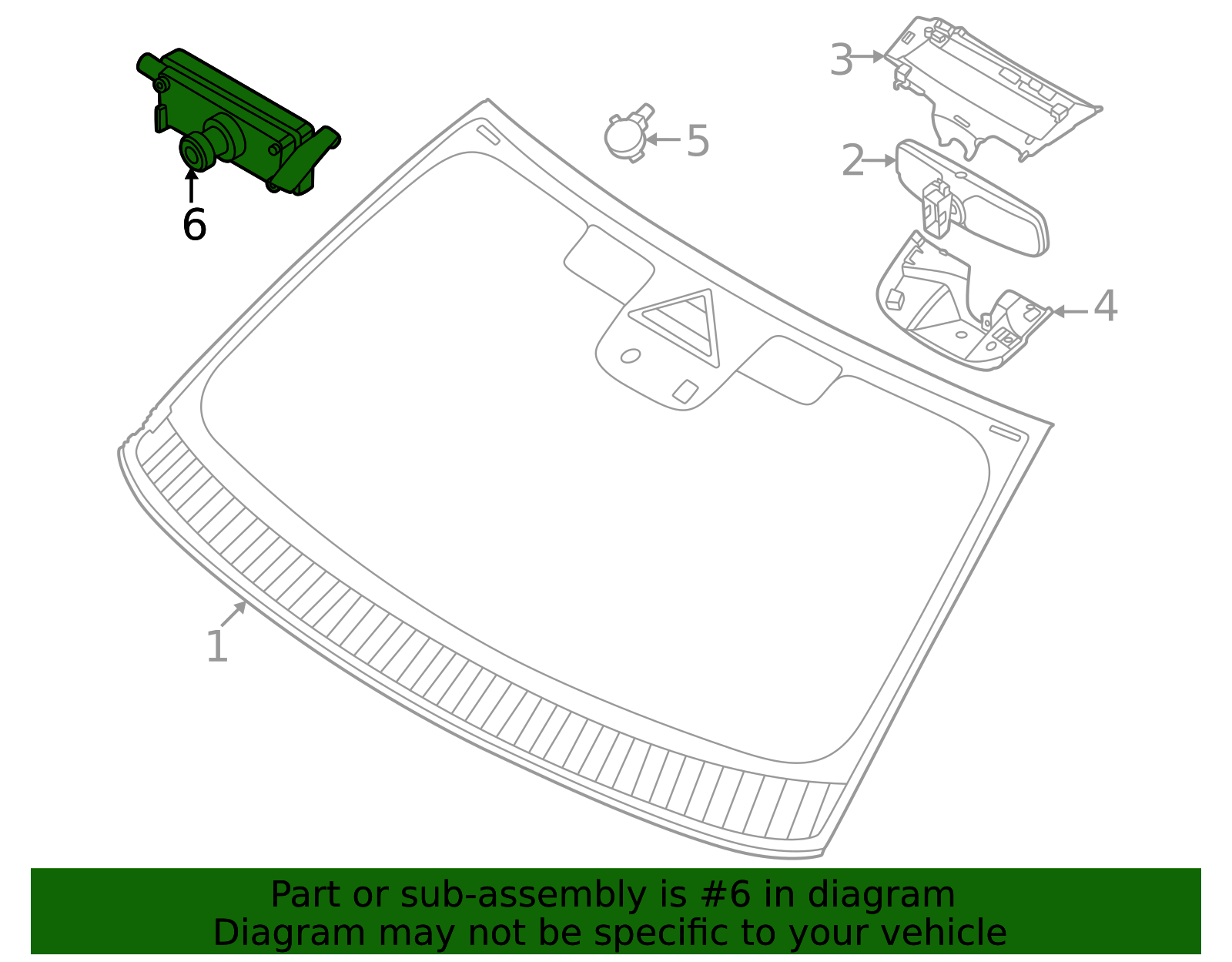 ml3z19h406a - Ford Lane Departure System Camera | Levittown Ford Parts