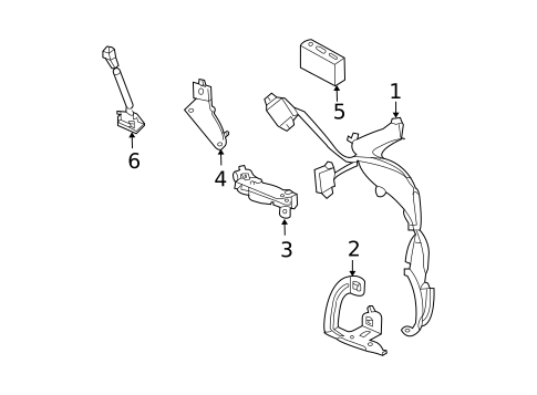 Communication System Components for 2010 Nissan Versa #0
