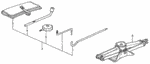 89101SW5003 - Interior/Bumper: BAG, TOOL for Honda Image