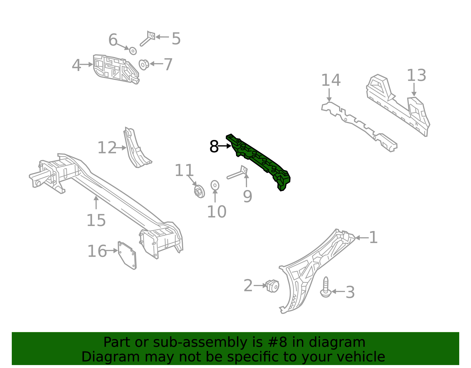 Bumper Support Rail - Structural Rear/Front End Stability | AutoNation ...