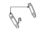 1L2Z7861202CAB - Electrical: Buckle End for Ford: Explorer, Explorer Sport, Explorer Sport Trac Image