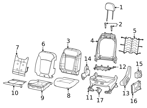 Power Seats for 2020 Jeep Compass #1