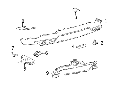 Bumper & Components - Rear for 2025 Lexus NX350h #2