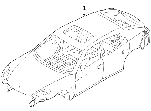 Body Assembly for 2013 Porsche Panamera #0