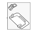 29781007019H43 - Body: Sun Visor for Mercedes-Benz Image