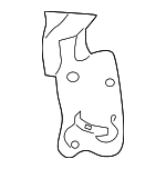 280398J000 - Body: AM/FM CD Mount Bracket for Nissan: Altima Image