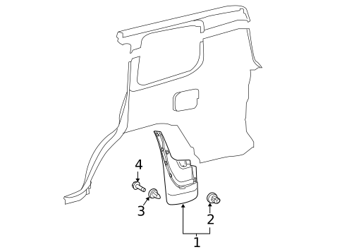 Exterior Trim - Quarter Panel for 2017 Toyota Land Cruiser #0