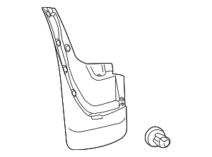 7662560350 - Accessories: Mud Guard for Toyota: Land Cruiser Image