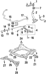 51381SL4013 - : Radius Rod Bushing for Acura Image