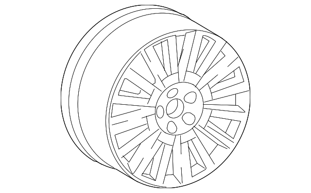 2005-2008 Audi Wheel, Alloy 4F0-601-025-AK-8Z8 | OEM Parts