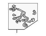 81606SDBA60 - Body: Harness for Honda: Accord Image
