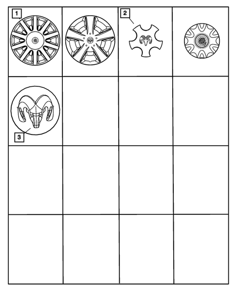 Wheel Covers and Center Caps for 2009 Dodge Journey #0