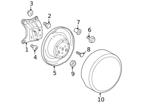 Carrier & Components for 2007 Toyota RAV4 #0