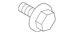 9008015077 - Body: Bumper Cover Screw for Toyota Image