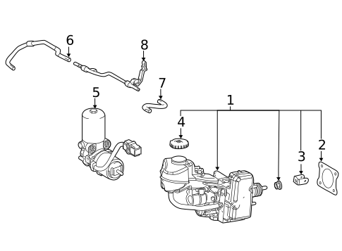 Master Cylinder - Components On Dash Panel for 2019 Lexus UX250h #0