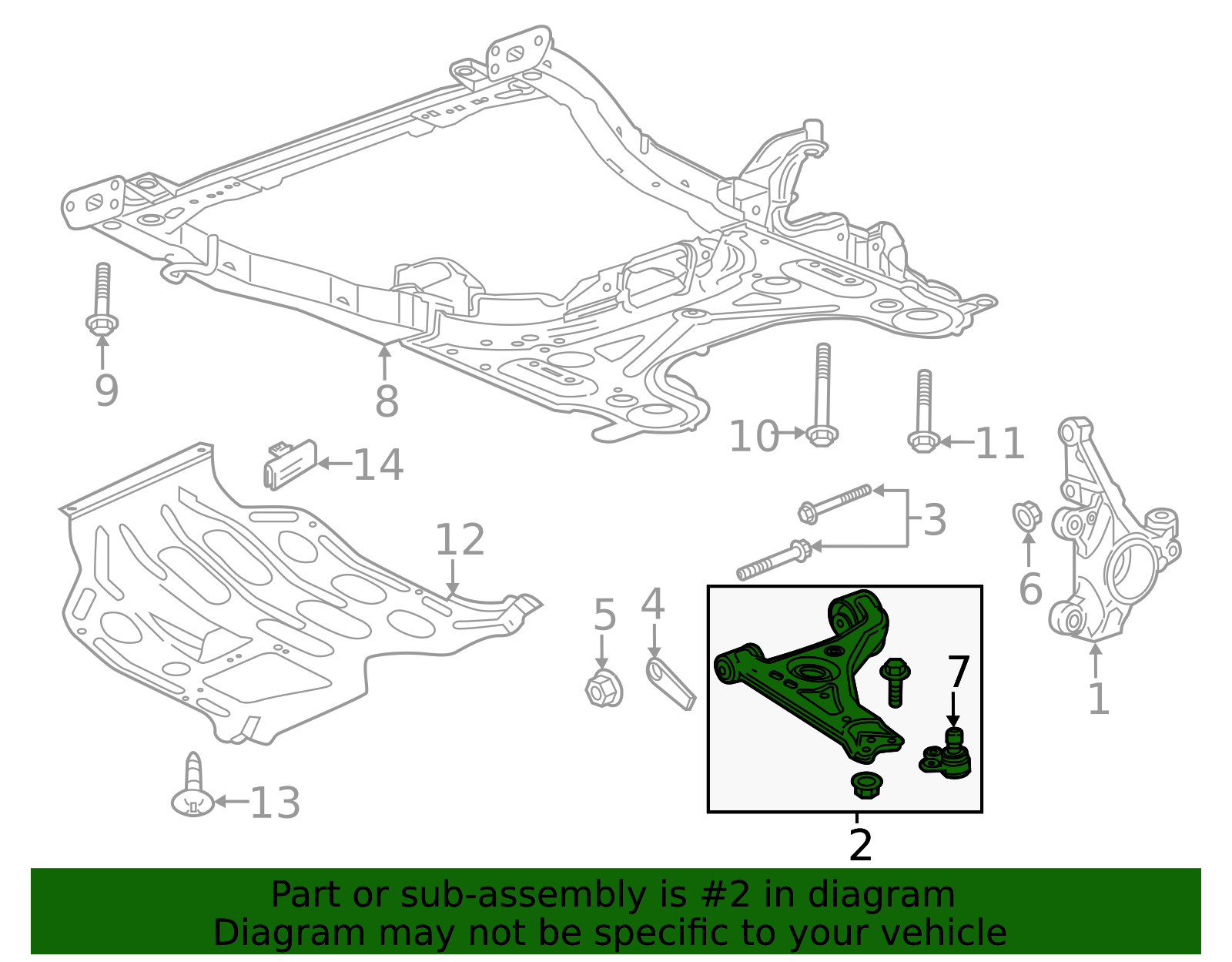 Dorman 524-020 Front Passenger Side Lower Suspension Control Arm Com