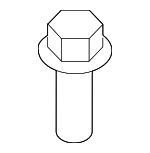 7119906672 - Fuel System: Fuel Tank Strap Bolt for BMW Image