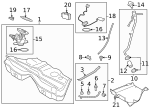 16117470341 - Fuel System: Fuel Tank Cap for BMW Image