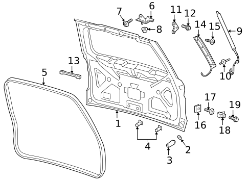 Liftgate for 2018 Lincoln Navigator #2