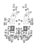68030757AC - Interior Trim: Bolt for Mopar Image