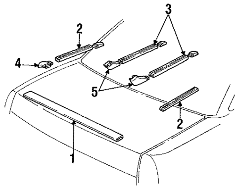 Luggage Carrier for 1992 Buick Regal #0