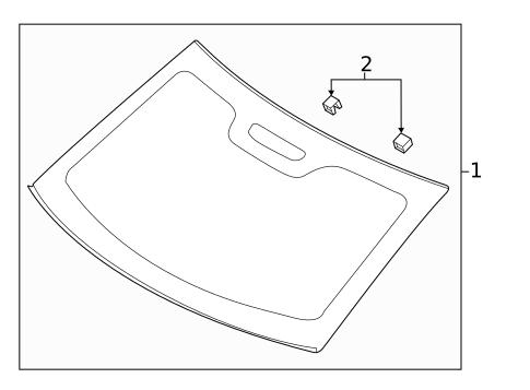 Glass & Hardware - Back for 2016 Lincoln MKS #0