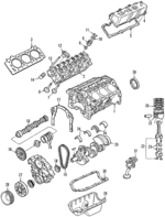 6F1Z6010AA - Engine: Cylinder Block for Ford: Ranger, Taurus | Mercury: Sable Image