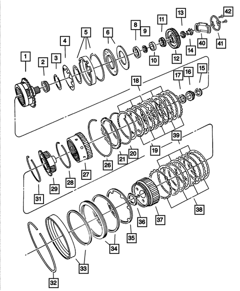Gear Train for 2006 Dodge Grand Caravan #0