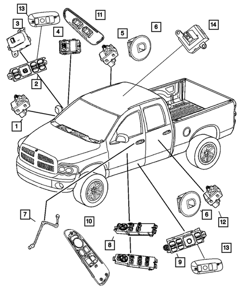 Switches for 2005 Dodge Ram 1500 #0